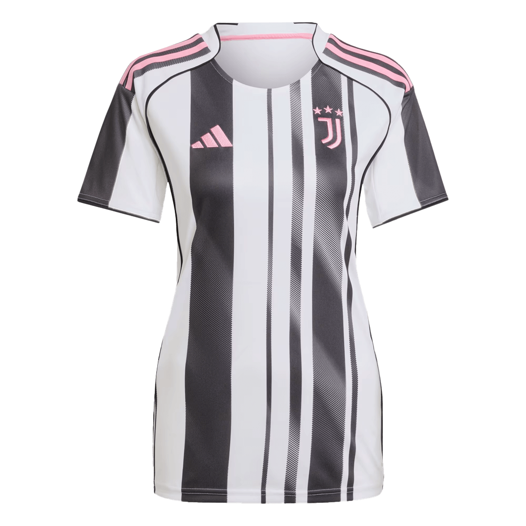 Femme Juventus Domicile Maillot 2025/26 Noir&Blanc