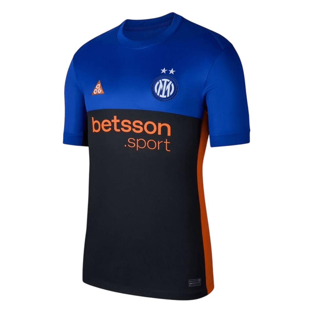 Inter Milan Fourth Away Maillot 2025/26 Black&Blue Grande Taille