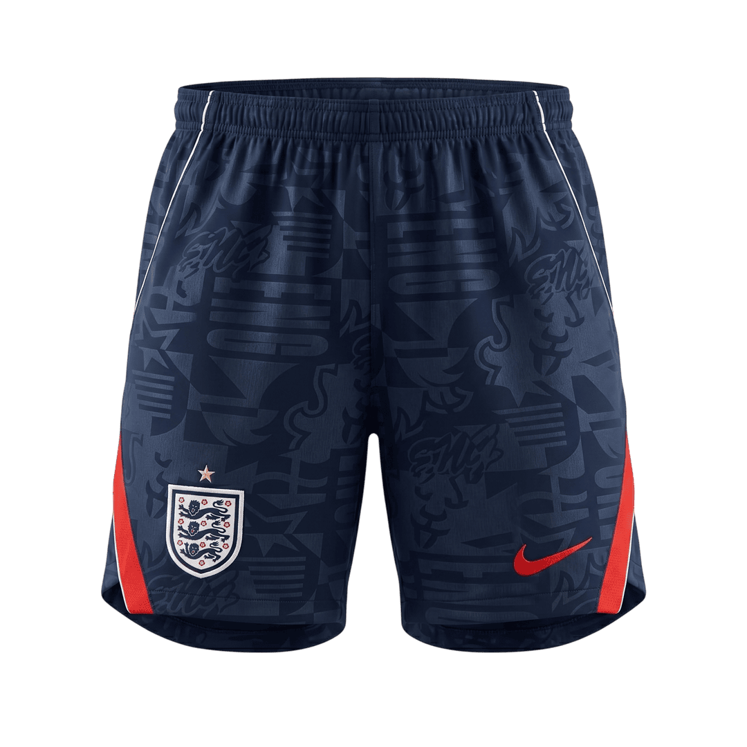 Angleterre Extérieur Short - Coupe du Monde 2026 Bleu marine