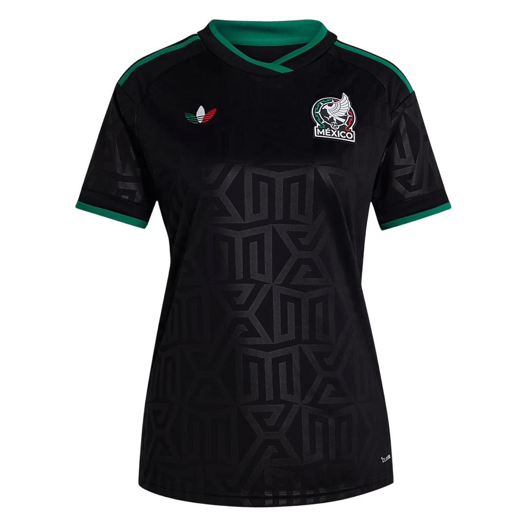 Femme Mexique Extérieur Maillot - Coupe du Monde 2026 Noir