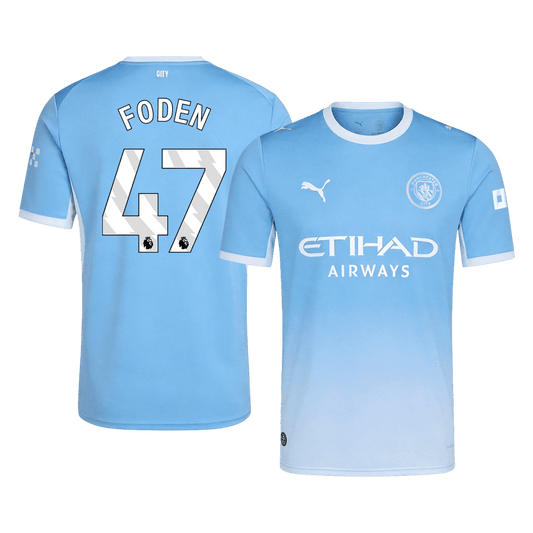 FODEN #47 Manchester City Domicile Maillot 2026/27 Bleu