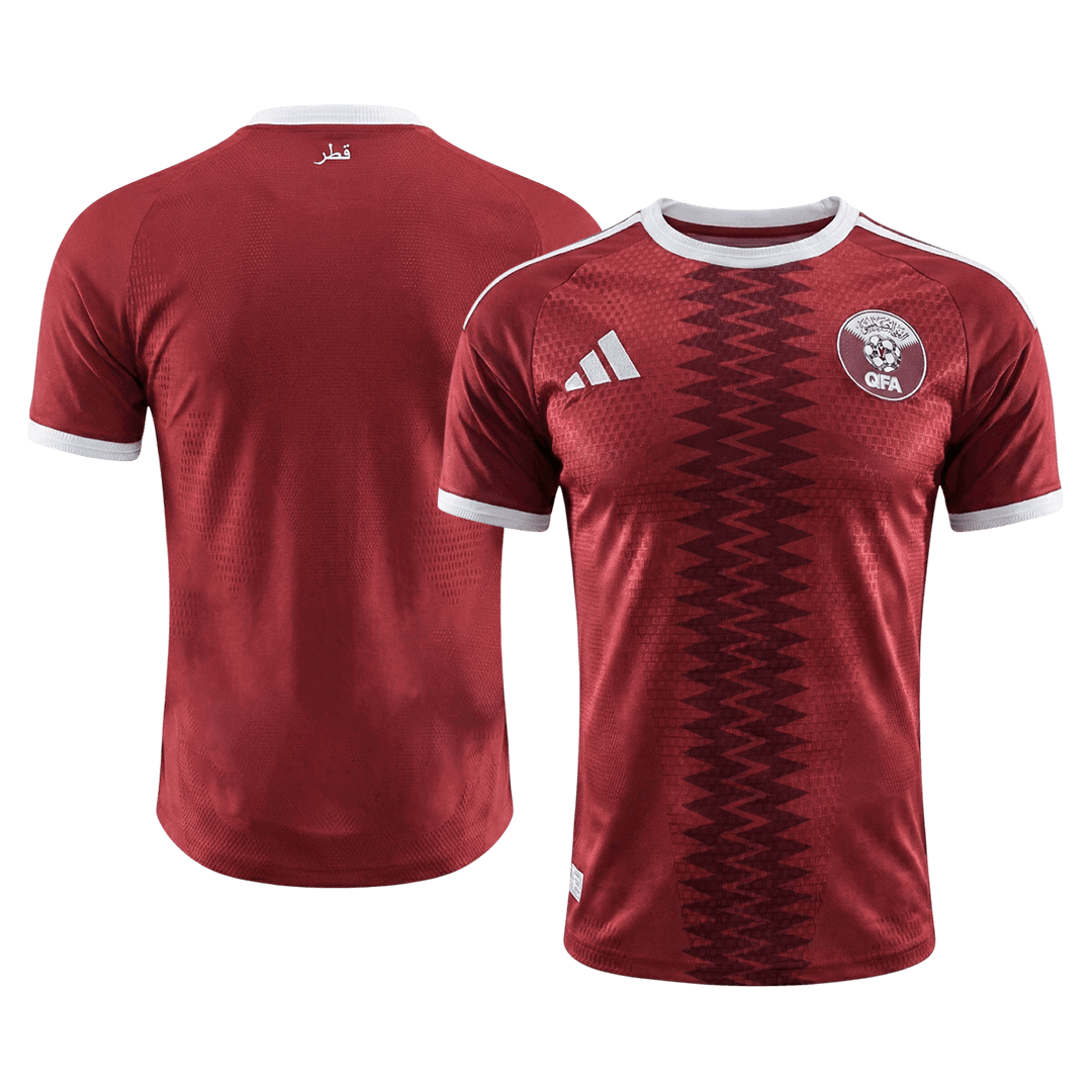 Qatar Domicile Maillot - Coupe du Monde 2026 Rouge Joueur