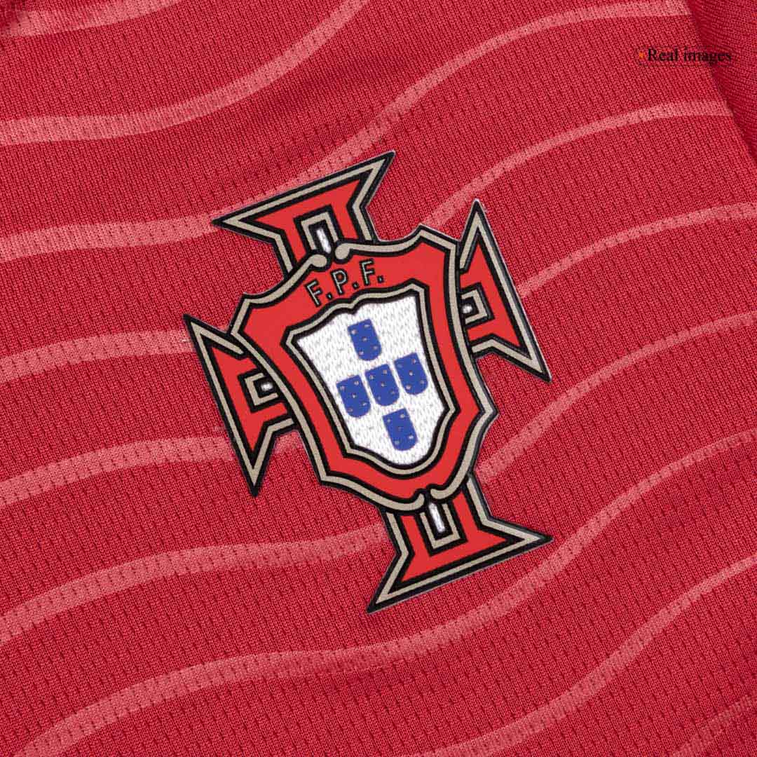 Kids RONALDO #7 Portugal Domicile Maillot Kit - Coupe du Monde 2026 Rouge - Super