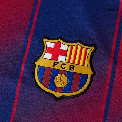 ROONY #19 Barcelone Domicile Maillot 2025/26 Rouge et Bleu - UCL - Super