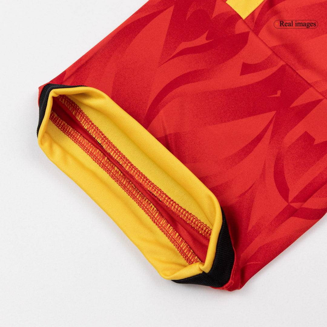 Belgique Domicile Maillot - Coupe du Monde 2026 Rouge Grande Taille
