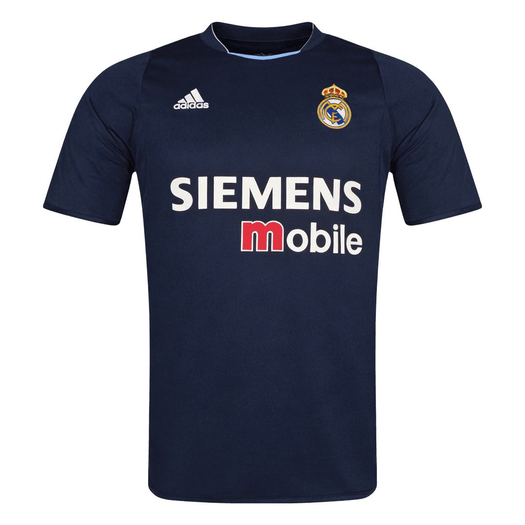 Retro Real Madrid Extérieur Maillot 2003/04 Bleu marine