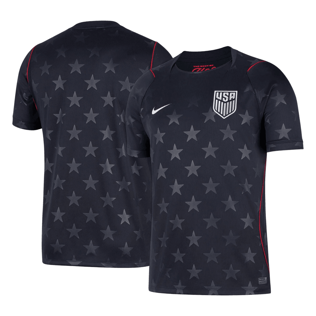 États-Unis Extérieur Maillot - Coupe du Monde 2026 Noir Grande Taille