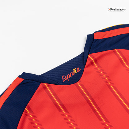 Espagne Domicile Maillot 2 Stars - Champion Edition Coupe du Monde 2026 Rouge