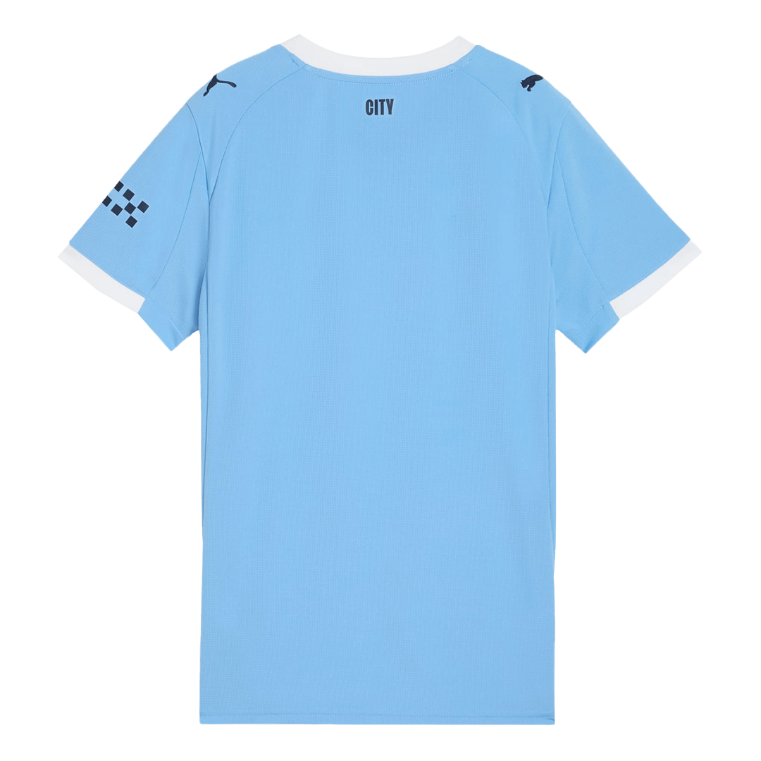 Femme Manchester City Domicile Maillot 2025/26 Bleu