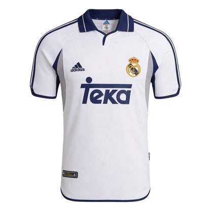 Retro Real Madrid Domicile Maillot 2000/01 Blanc