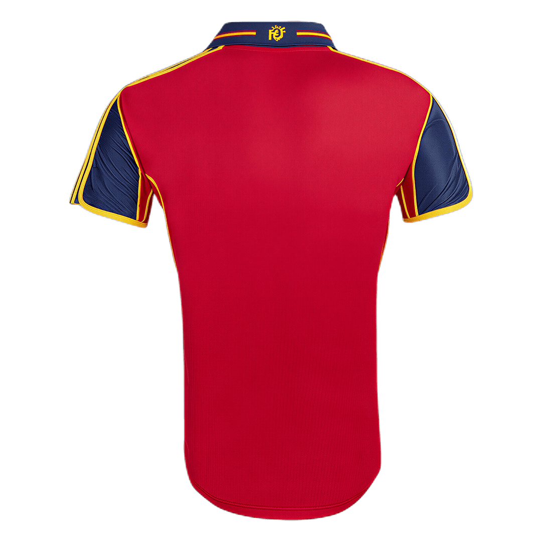Retro Espagne Domicile Maillot 2000 Rouge
