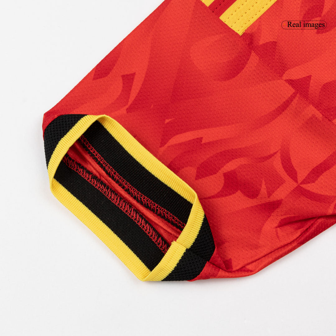 DE BRUYNE #7 Belgique Domicile Maillot - Coupe du Monde 2026 Rouge Joueur