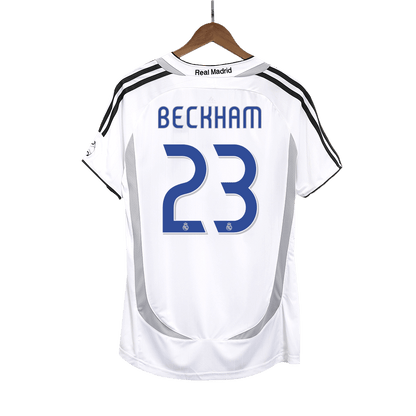 BECKHAM #23 Retro Real Madrid Domicile Maillot 2006/07