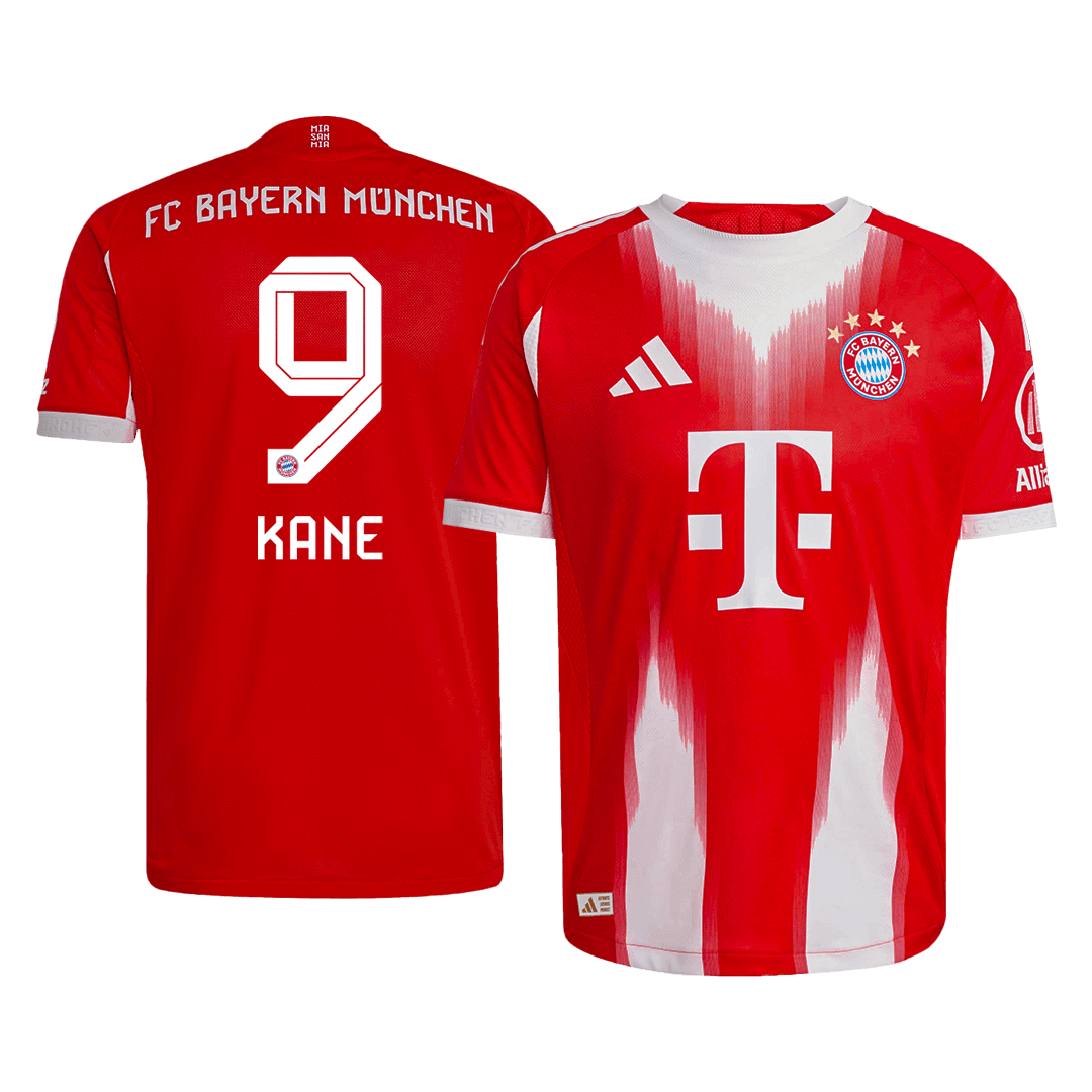 KANE #9 Munich Domicile Maillot 2025/26 Rouge Joueur