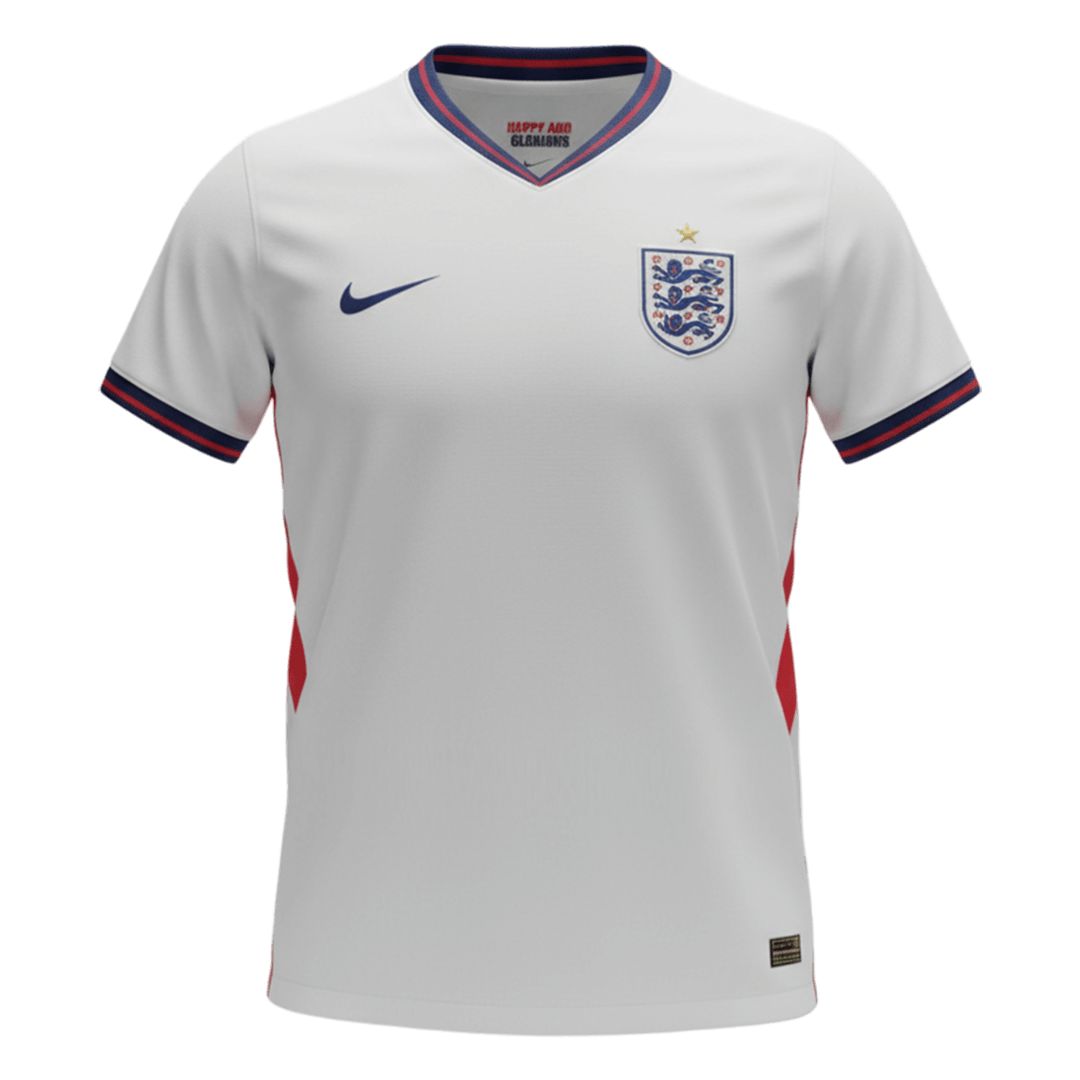 Angleterre Domicile Maillot Coupe du Monde 2026 Blanc Grande Taille