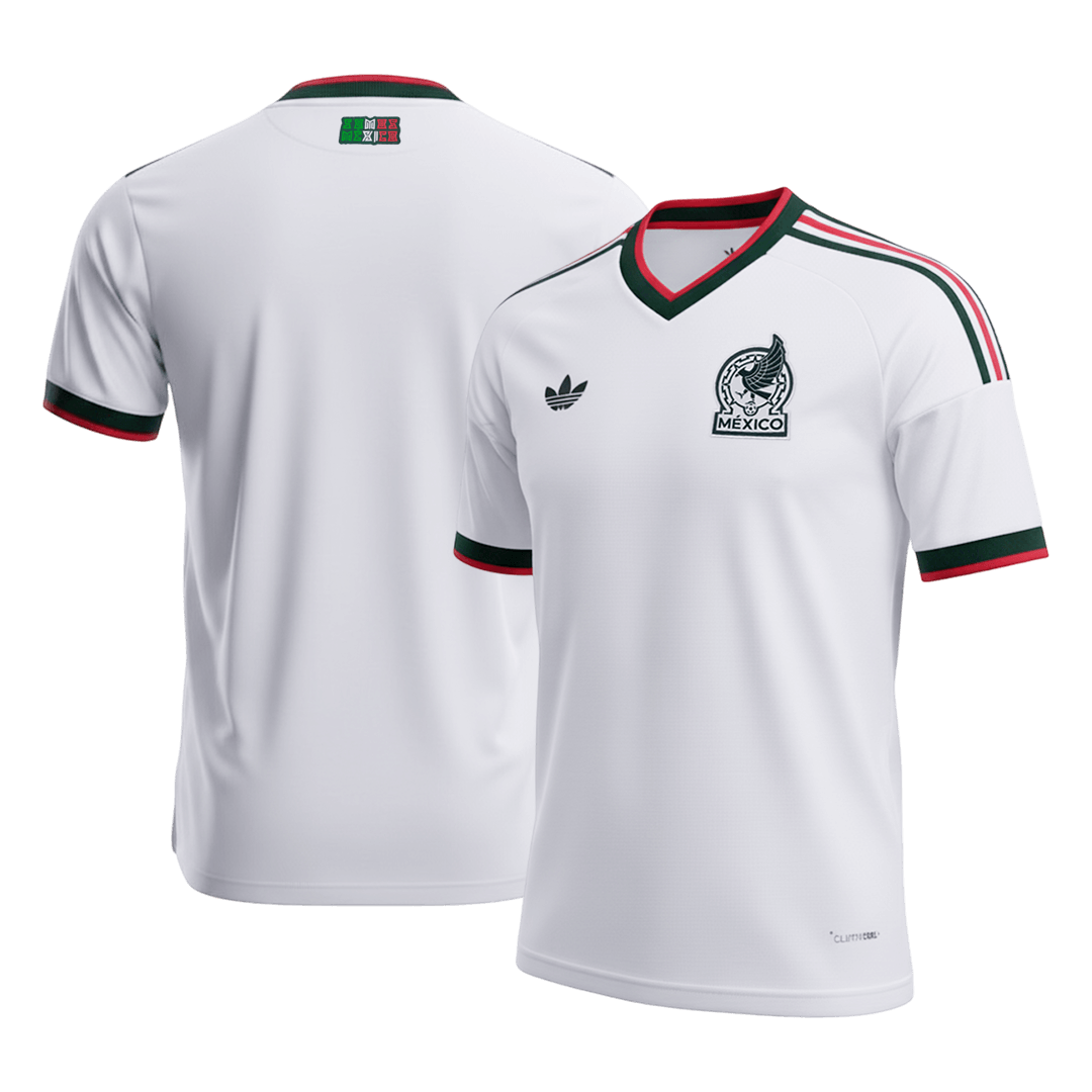 Mexique Extérieur Maillot Coupe du Monde 2026 Blanc Grande Taille