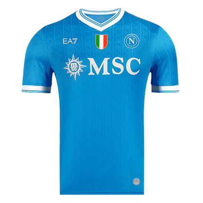 Naples Domicile Maillot 2025/26 Bleu Authentique