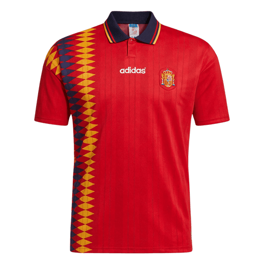 Retro Espagne Domicile Maillot 1994 Rouge