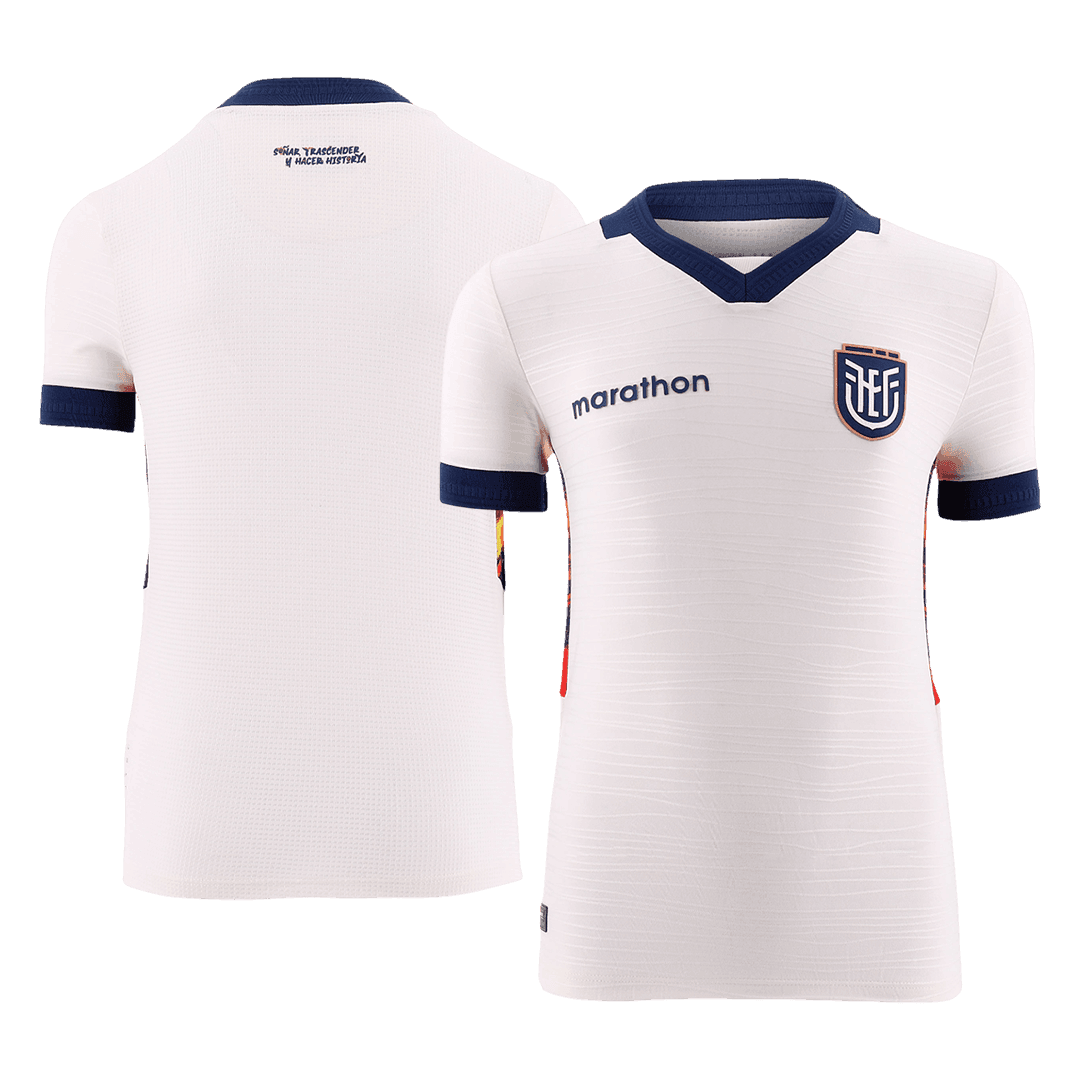 Équateur Third Maillot - Coupe du Monde 2026 Blanc Grande Taille