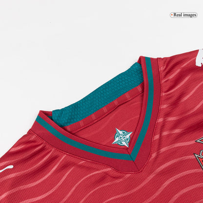 Kids RONALDO #7 Portugal Domicile Maillot Kit - Coupe du Monde 2026 Rouge - Super