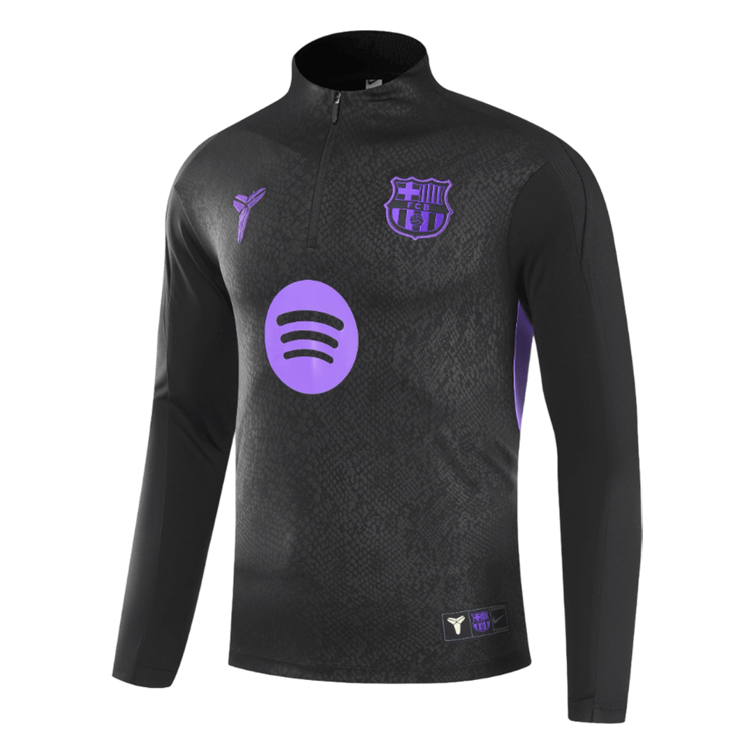 Barcelone Sweatshirt Kit 2025/26 Enfant Noir