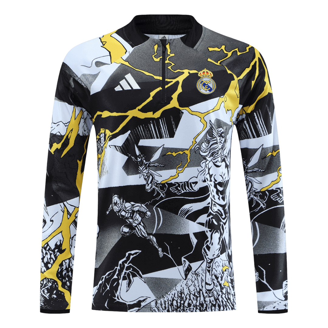 Real Madrid Sweatshirt Kit 2025/26 Enfant Noir