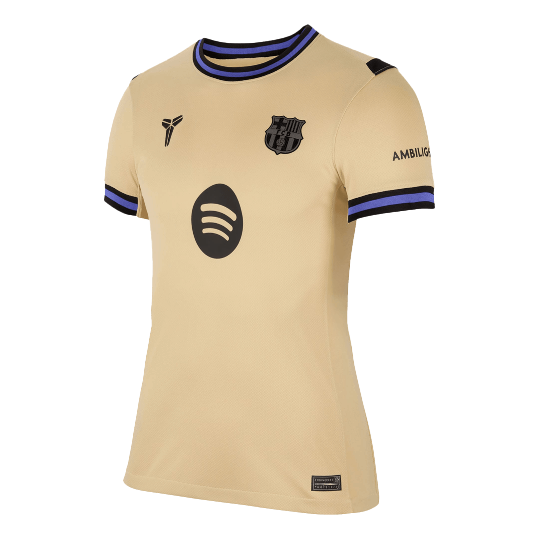 Femme Barcelone Extérieur Maillot 2025/26 Jaune