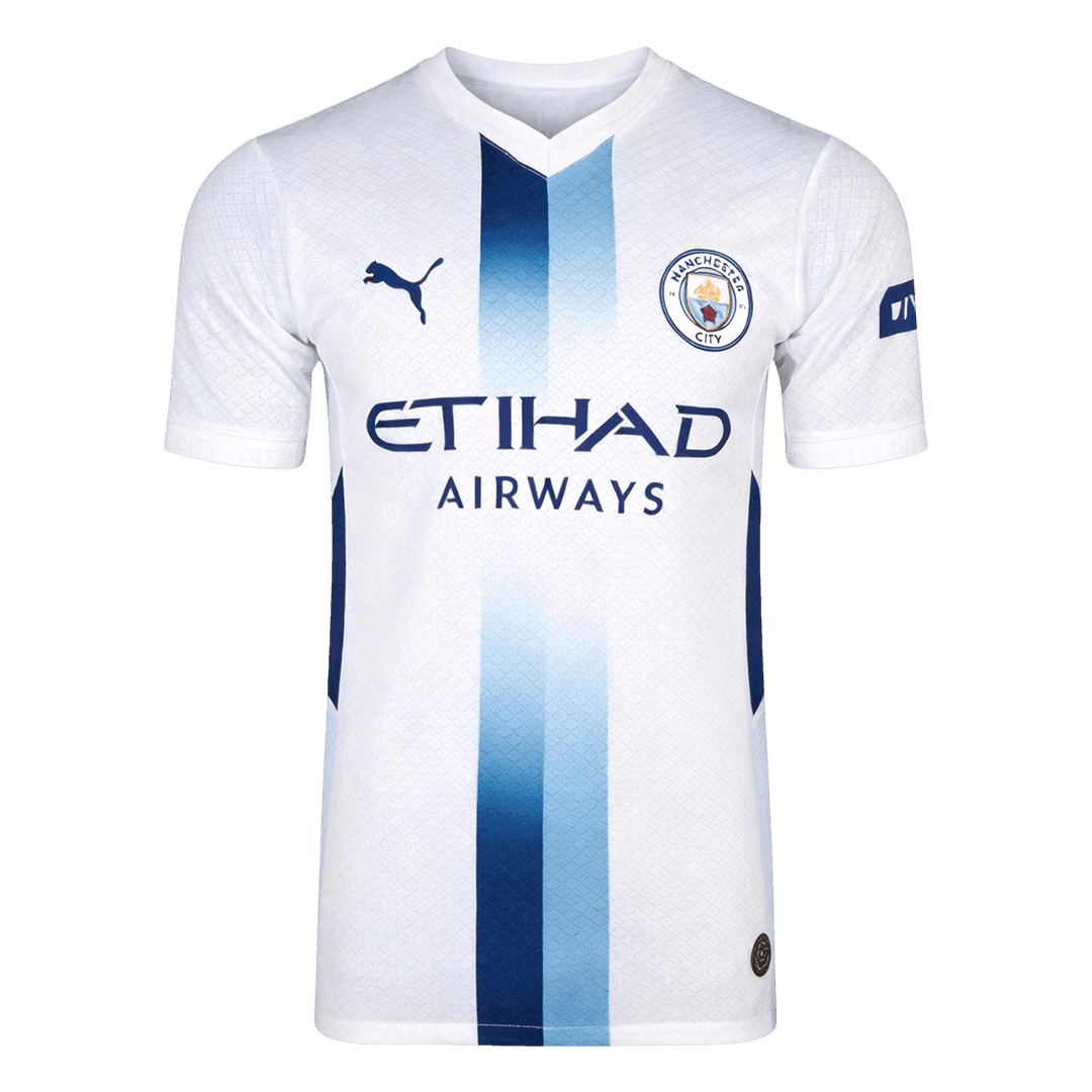 DOKU #11 Manchester City Third Maillot 2026/27 Blanc Joueur - UCL
