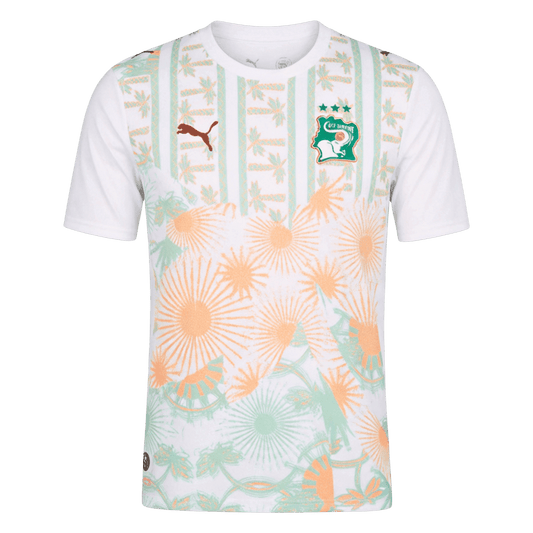 Côte d'Ivoire Extérieur Maillot - Coupe du Monde 2026 Blanc