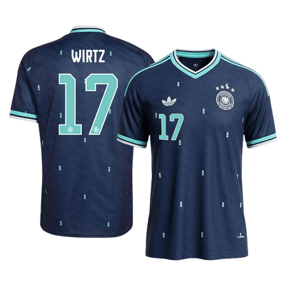 WIRTZ #17 Allemagne Extérieur Maillot - Coupe du Monde 2026 Bleu marine