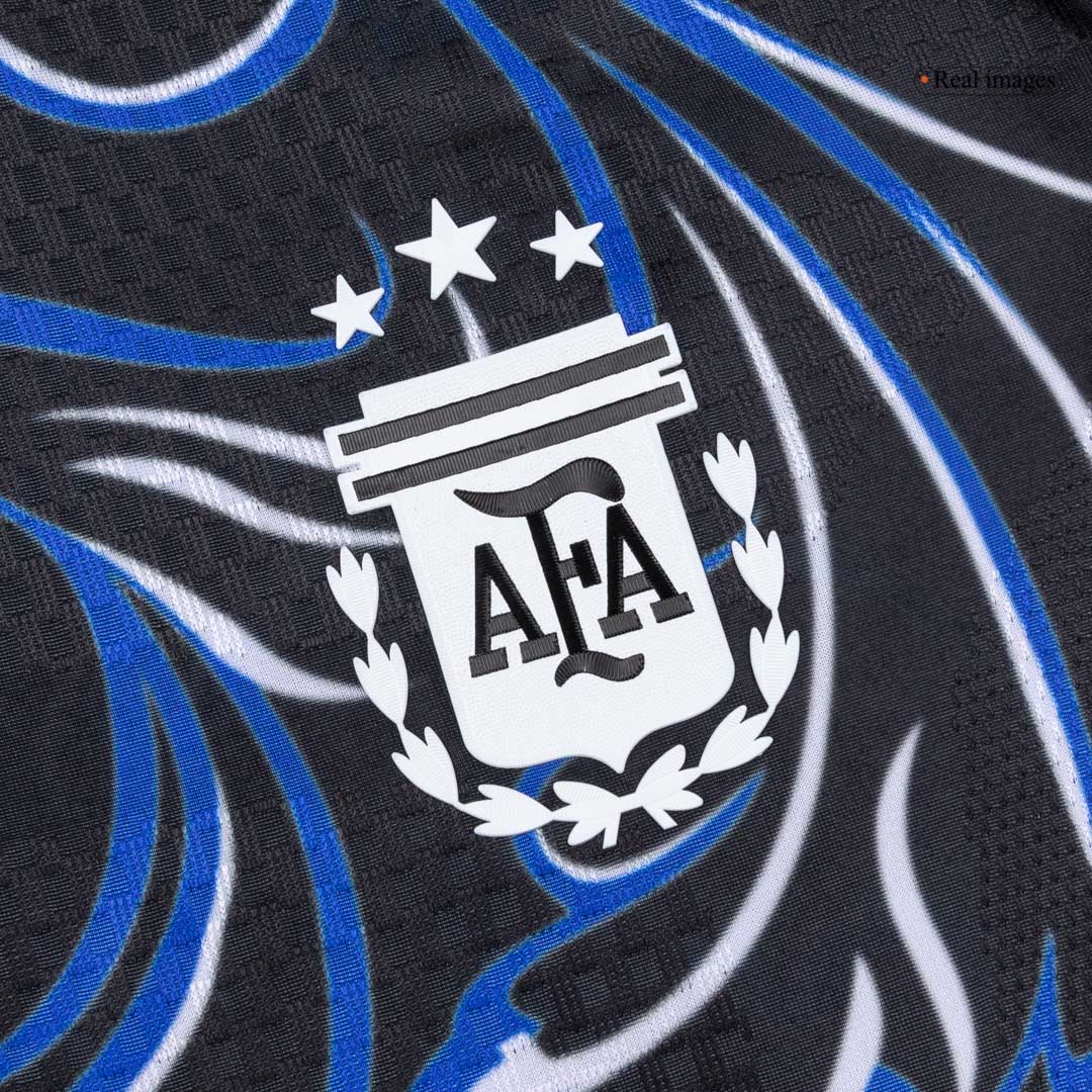 DE PAUL #7 Argentine Extérieur Maillot - Coupe du Monde 2026 Noir Joueur