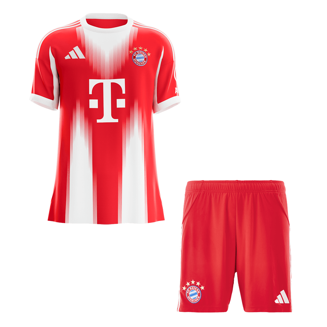 Men Munich Domicile Maillot Kit 2025/26 Rouge - Super