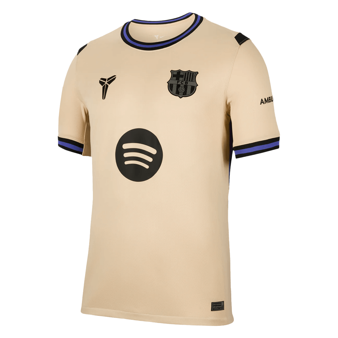 F.DE JONG #21 Barcelone Extérieur Maillot 2025/26 Jaune - UCL