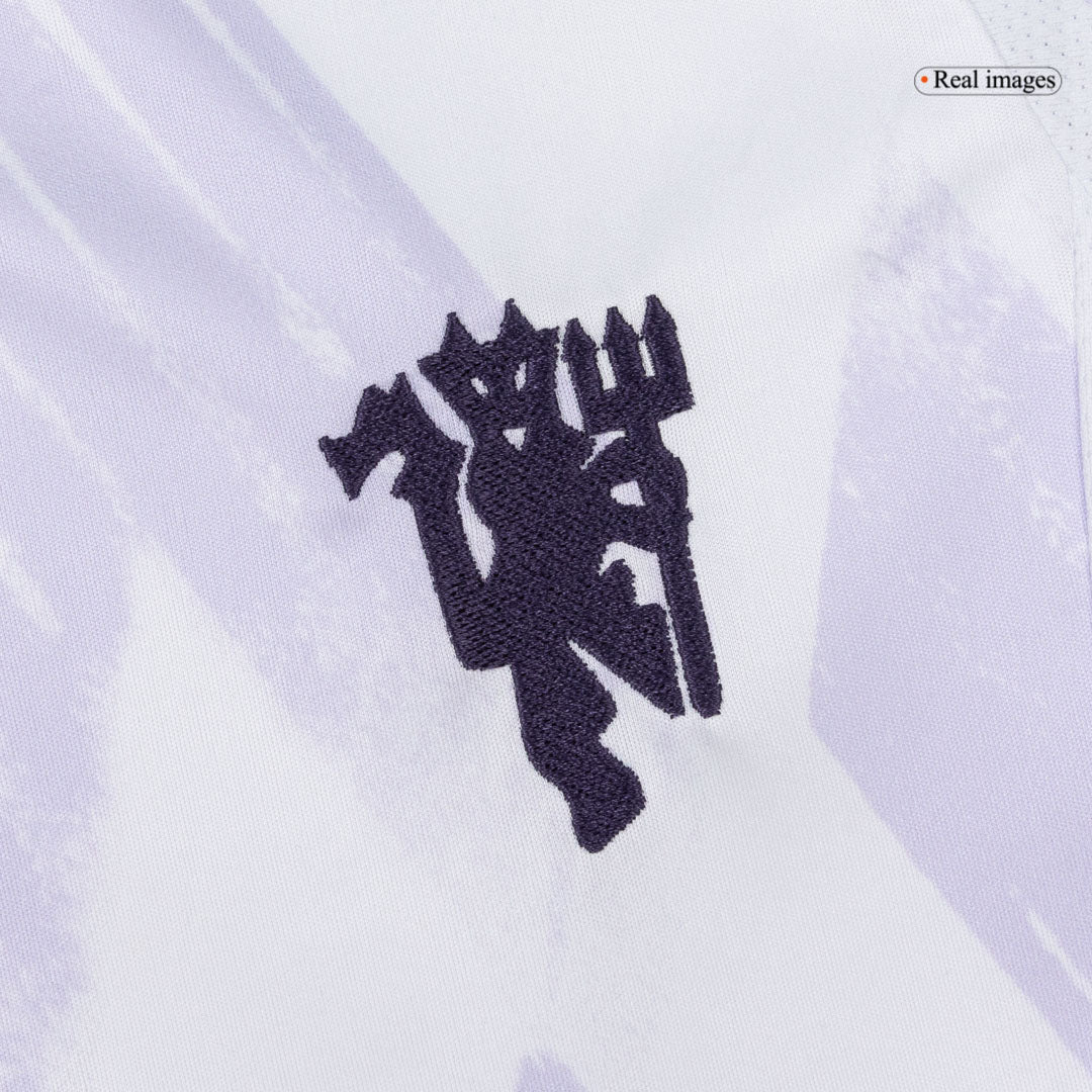 Femme Manchester United Extérieur Maillot 2025/26 Blanc