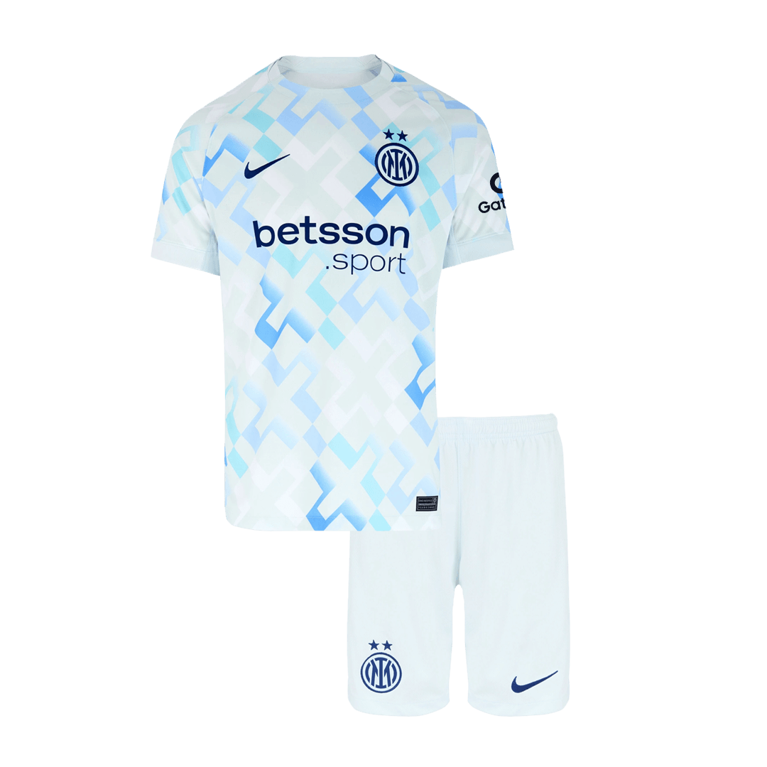 Inter Milan Extérieur Maillot Kit 2025/26 Junior Blanc