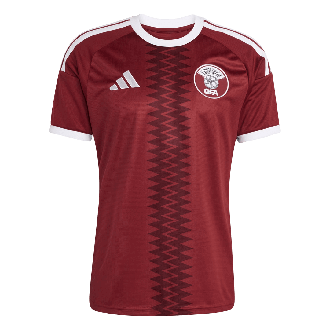 Qatar Domicile Maillot - Coupe du Monde 2026 Rouge Grande Taille