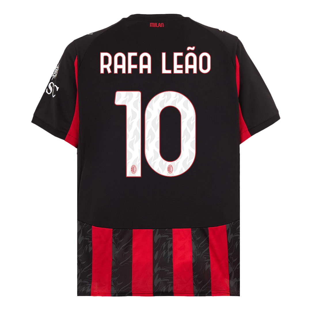 RAFA LEÃO #10 Milan AC Domicile Maillot 2025/26