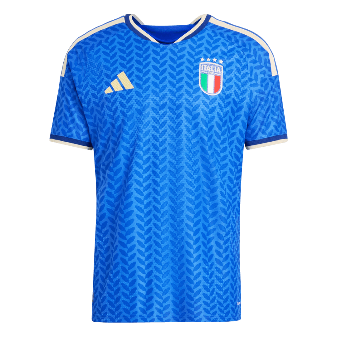 Italie Domicile Maillot Coupe du Monde 2026 Bleu Joueur Grande Taille