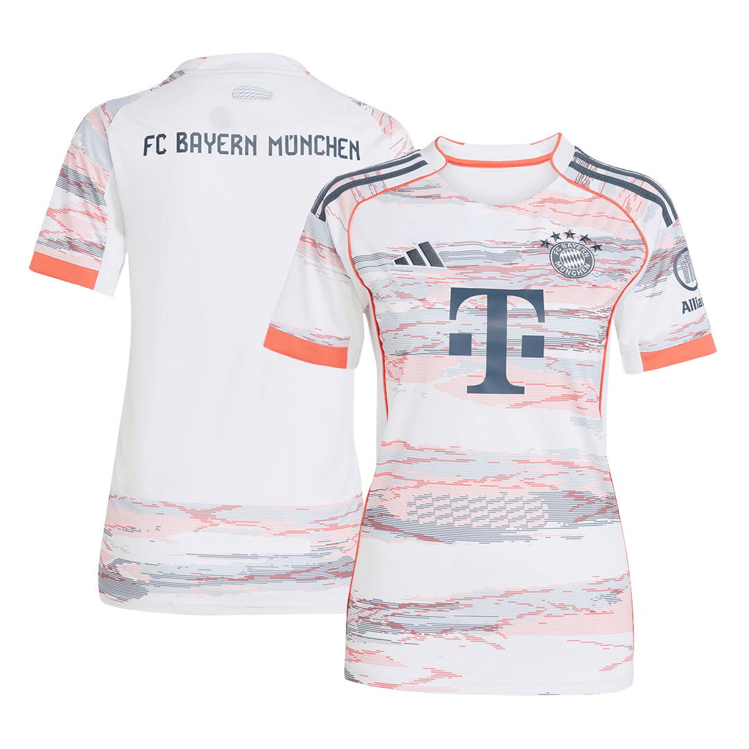 Femme Munich Extérieur Maillot 2025/26 Blanc