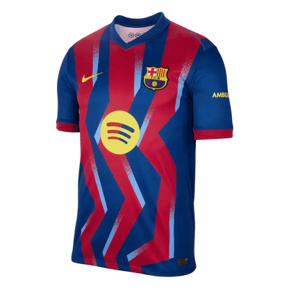 Barcelone Fourth Away Maillot Kit 2025/26 Rouge&Bleu