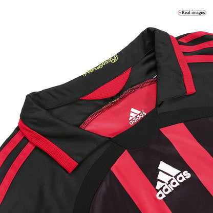 Retro Milan AC Domicile Maillot Manches Longues 2006/07