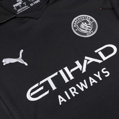 Femme Manchester City Extérieur Maillot 2025/26 Noir