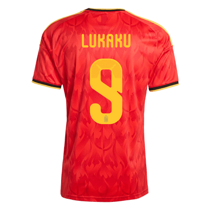 LUKAKU #9 Belgique Domicile Maillot - Coupe du Monde 2026 Rouge