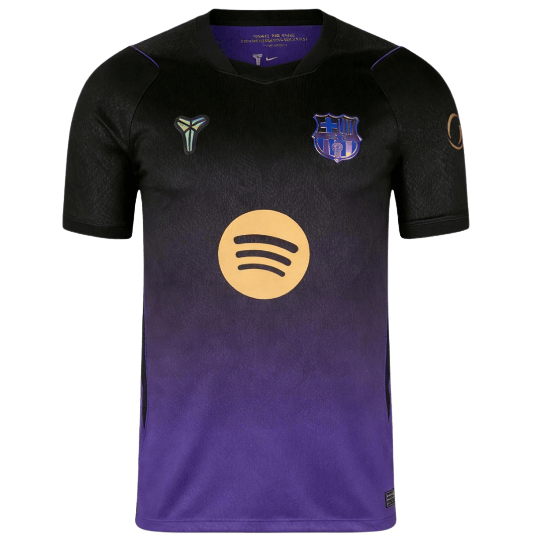 LAMINE YAMAL #10 Barcelone Extérieur Maillot 2026/27 Black/Purple Joueur - UCL