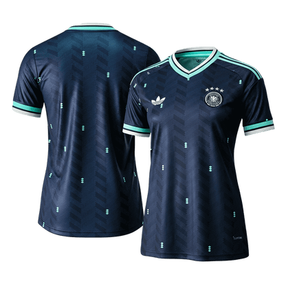 Femme Allemagne Extérieur Maillot - Coupe du Monde 2026 Bleu marine