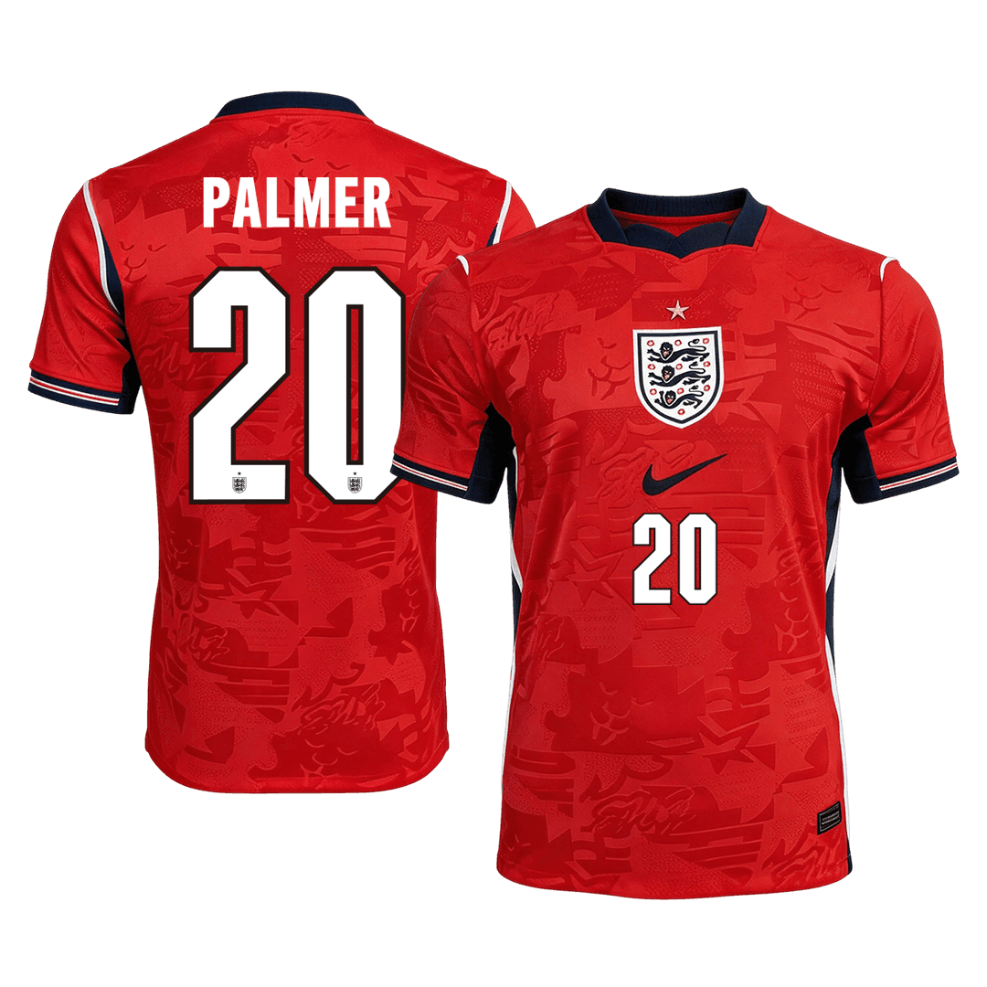 PALMER #20 Angleterre Extérieur Maillot - Coupe du Monde 2026 Rouge Joueur