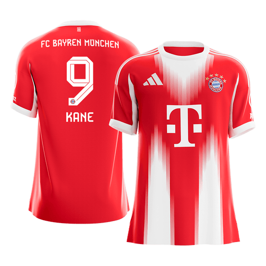 KANE #9 Munich Domicile Maillot 2025/26 Rouge - Super