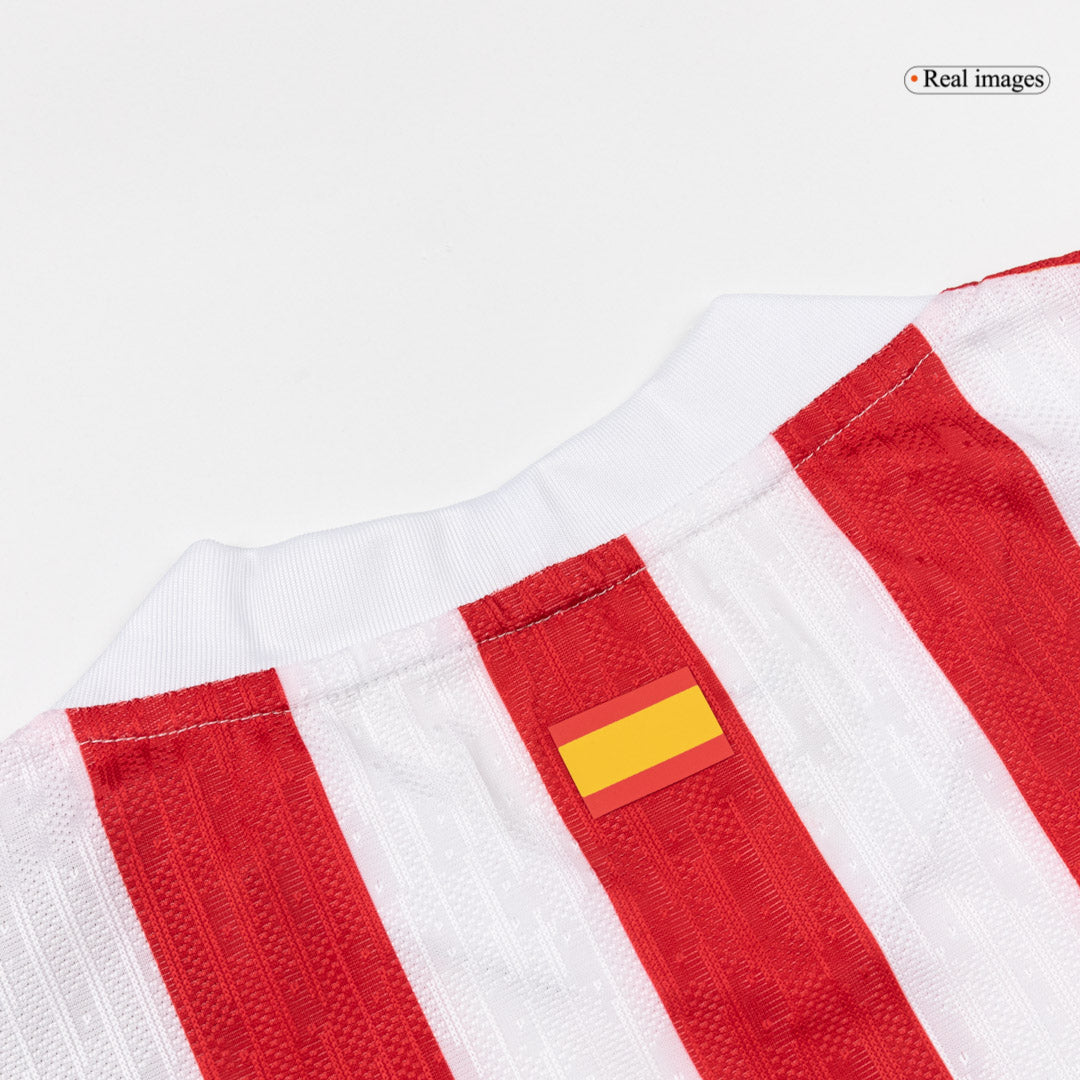 SØRLOTH #9 Atlético Domicile Maillot 2025/26 Rouge&Blanc Joueur