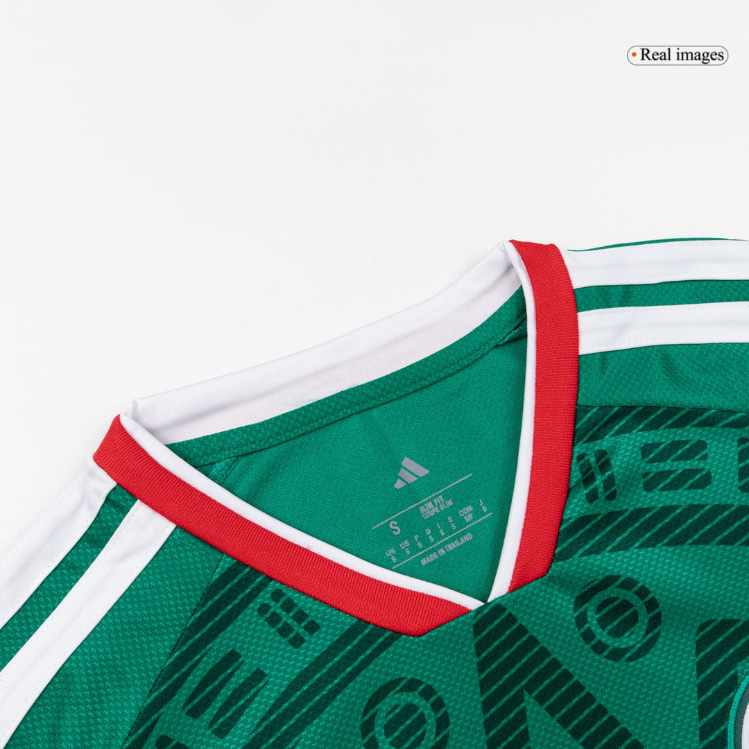 Raúl #9 Mexique Domicile Maillot - Coupe du Monde 2026 Vert