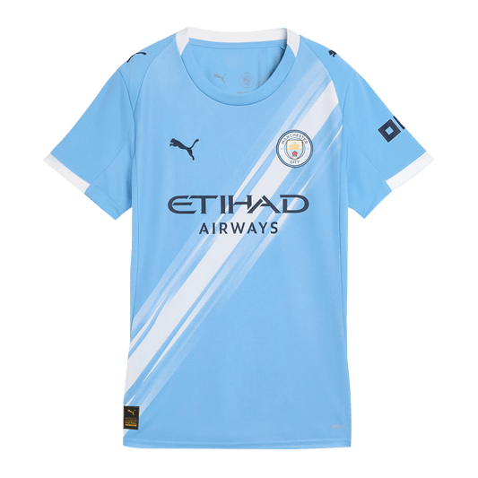 Femme Manchester City Domicile Maillot 2025/26 Bleu